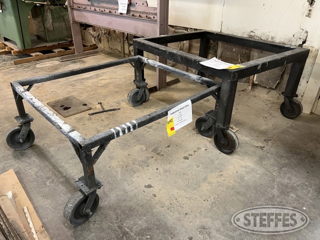 Industrial steel fabricating carts